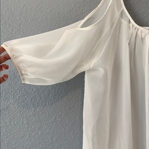 Sheer off the shoulder Top